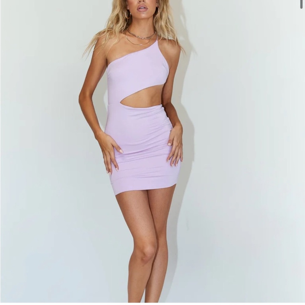 Princess Polly One-Shoulder Lavender Dress